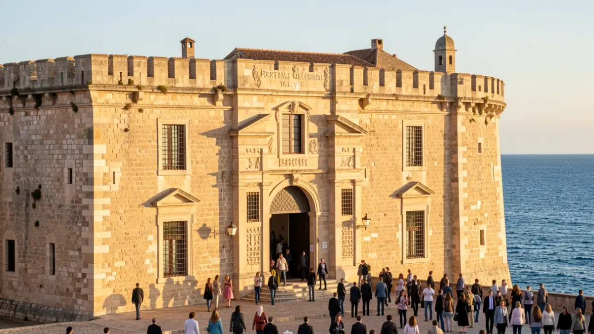 Imatge genèrica del Fortín del Grau Vell de Sagunt, un monument històric amb arquitectura mediterrània.