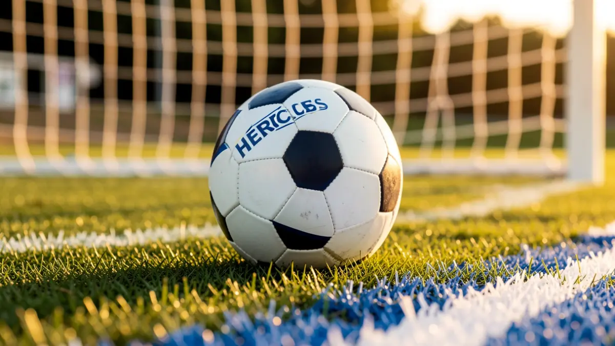 Imagen genérica de un balón de fútbol sobre césped.