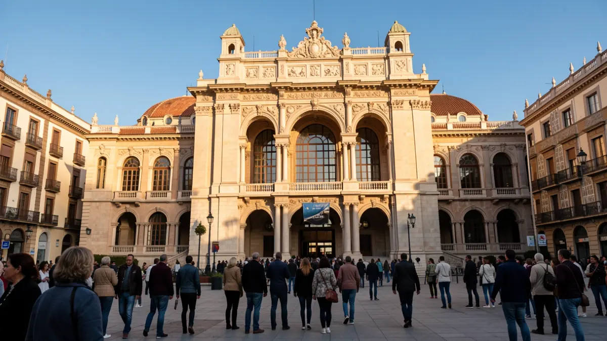 Image of the Palau de la Música in Valencia.