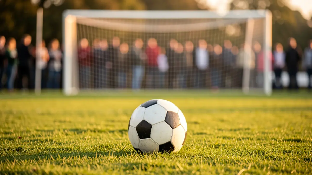 Imatge genèrica d'una pilota de futbol sobre la gespa.