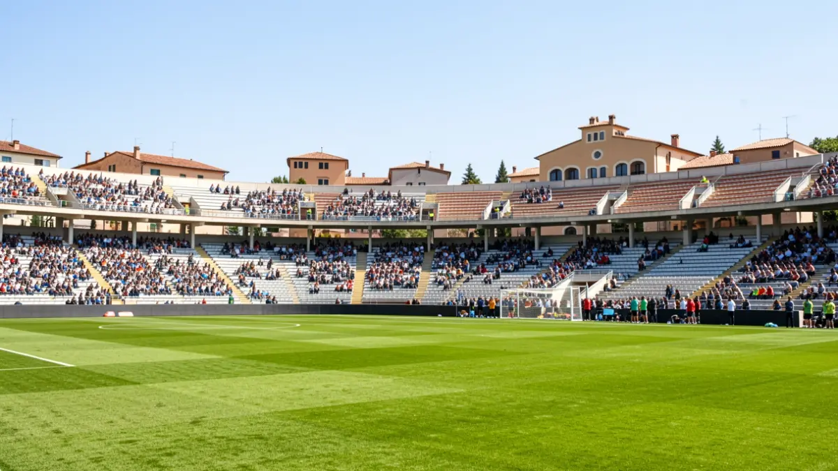 Generic image of a football stadium before the league start.