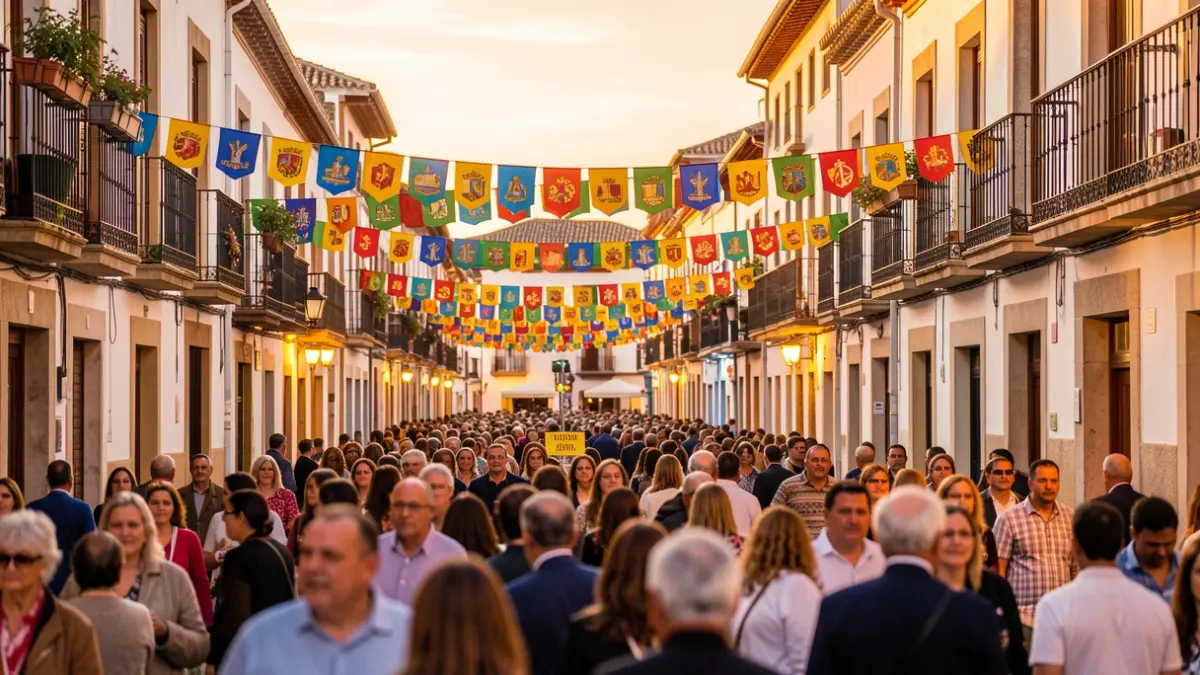 Imagen genérica de una fiesta popular valenciana con ambiente festivo.