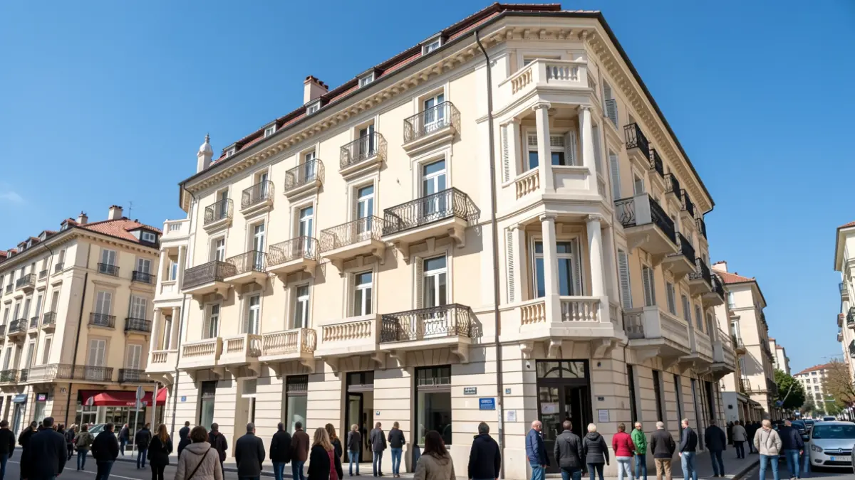 Generic image of a renovated apartment building in La Safor.