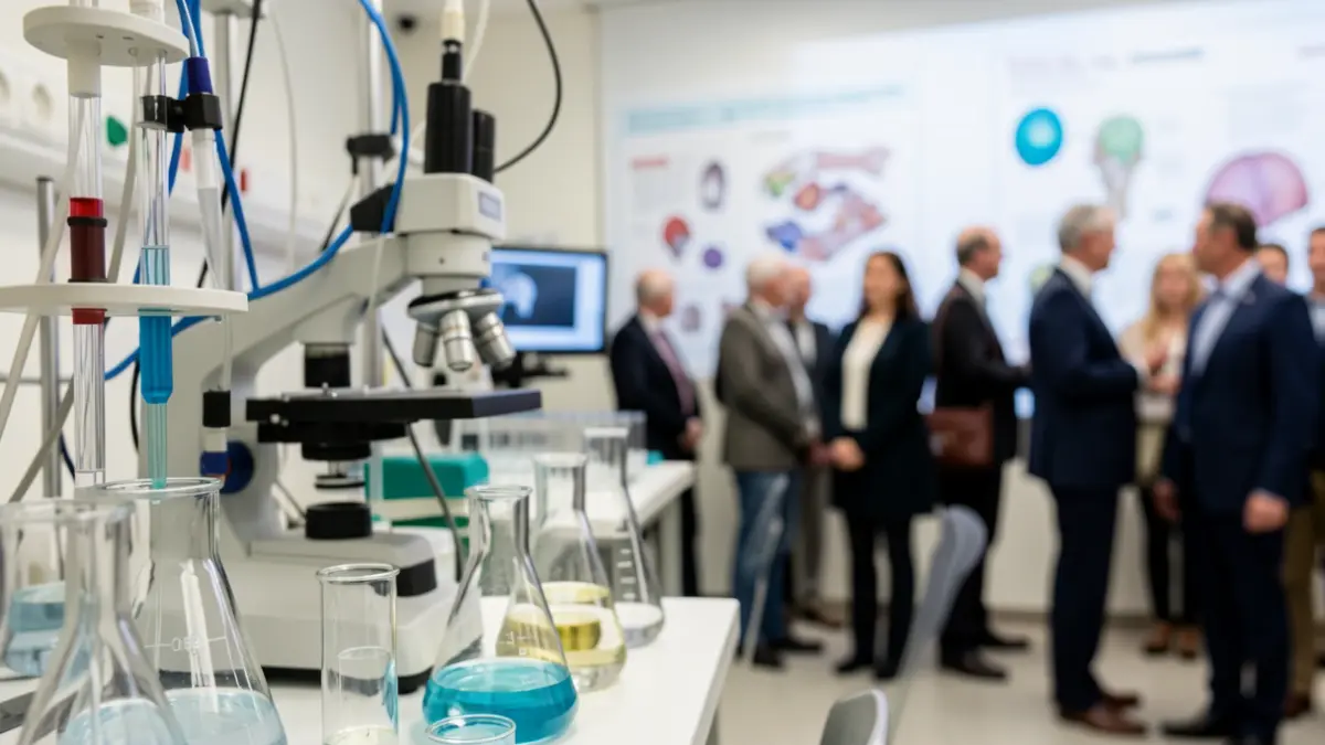 Imatge genèrica de material de recerca mèdica i equipament de laboratori.