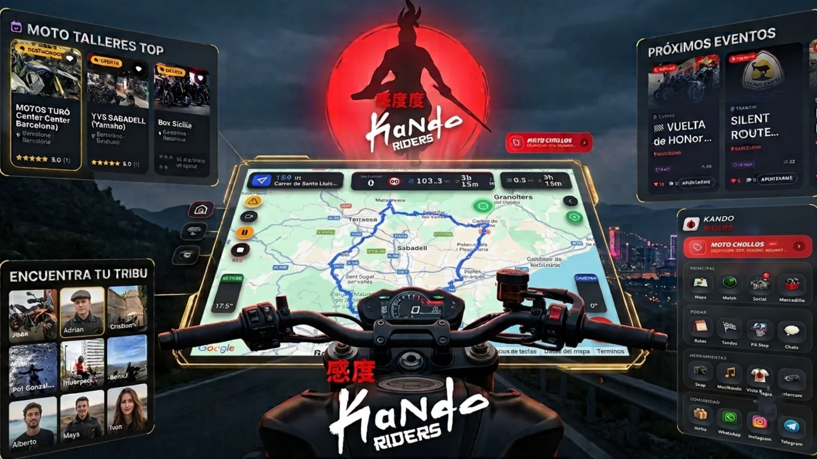 La primera SuperApp per a motoristes.