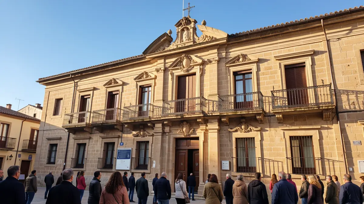 Imatge genèrica de la façana de l'Ajuntament de Villena.