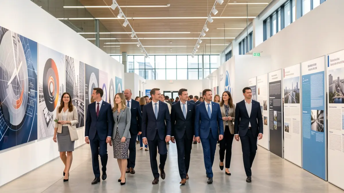 Imagen genérica de una delegación internacional participando en un diálogo sobre desarrollo urbano.