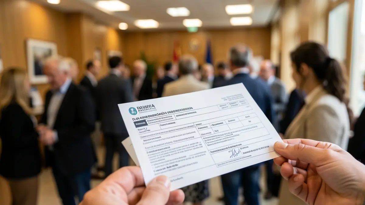 Imagen genérica de documentación de desempleo.