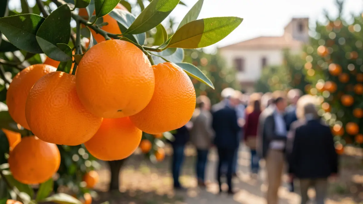 Imagen genérica de naranjas y mandarinas en un árbol.