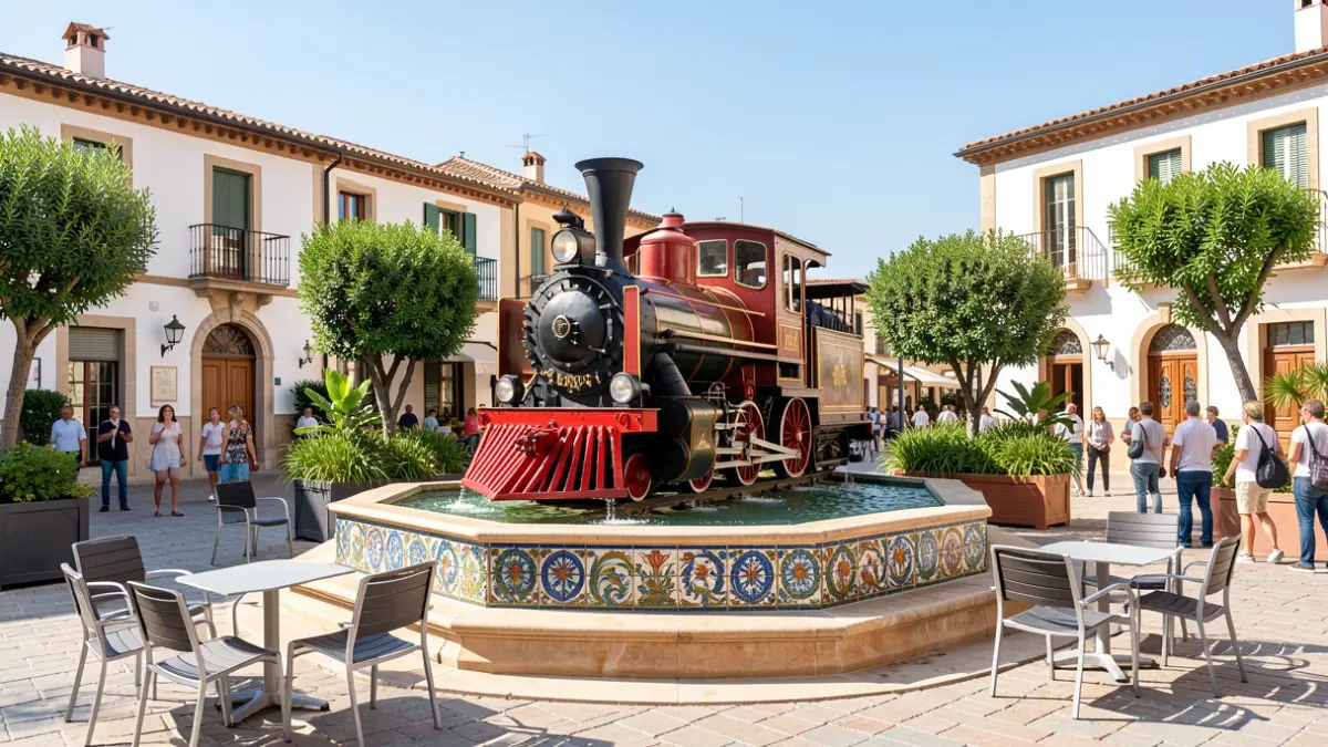 Generic image of La Panderola on the fountain in Onda's Plaza España.