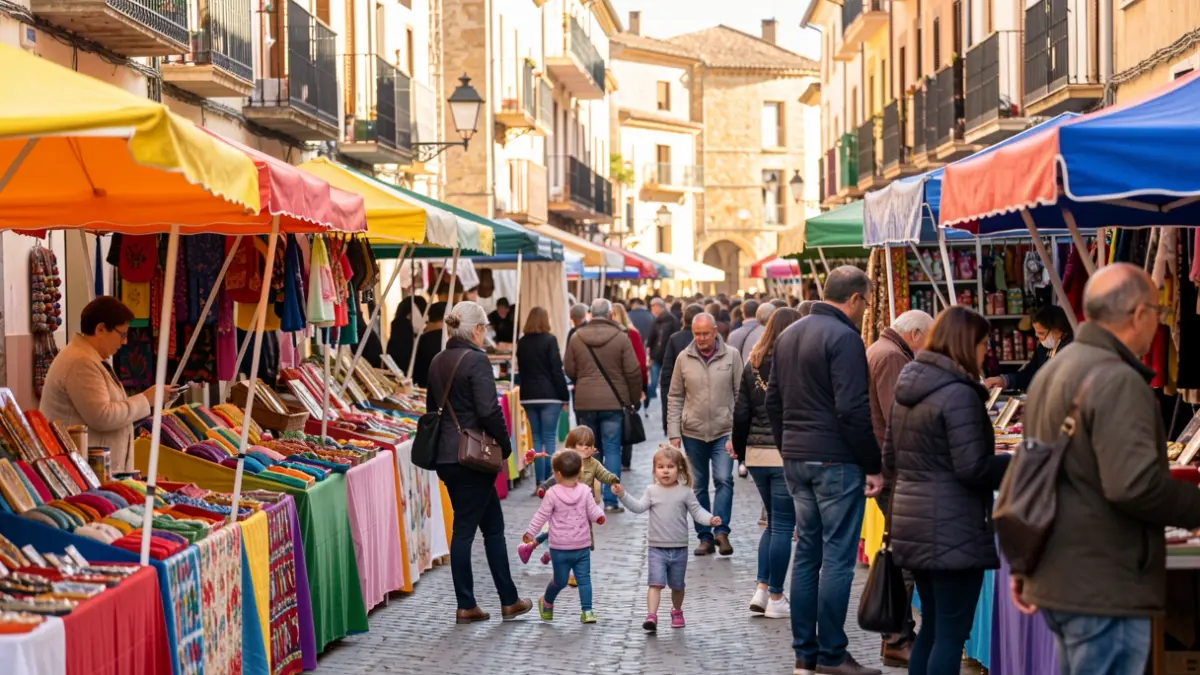Generic image of a municipal market with children's activities in Paiporta.