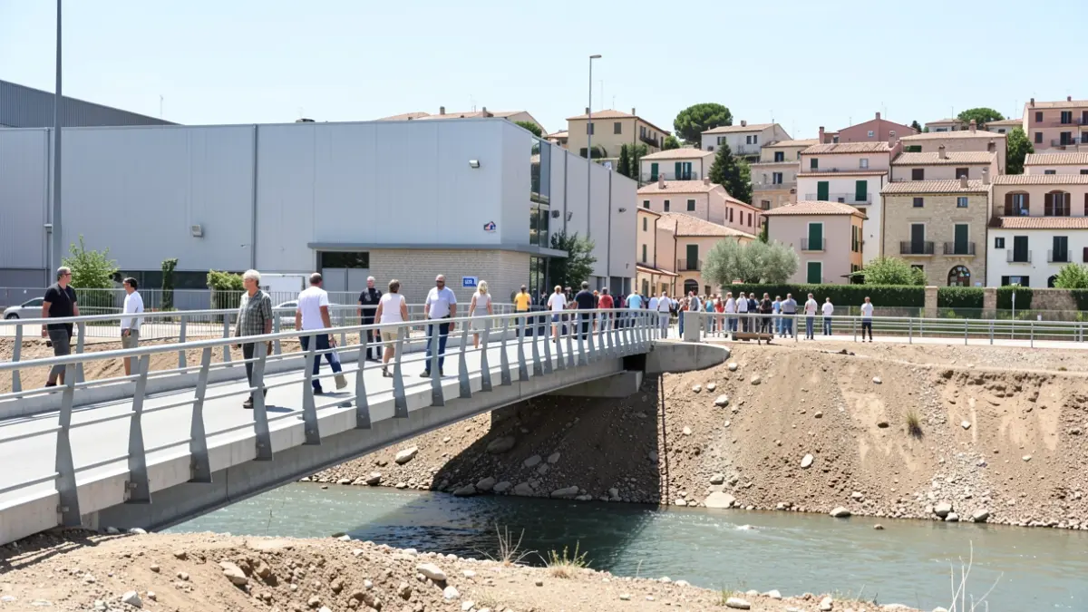 Generic image of a bridge under construction over a ravine.