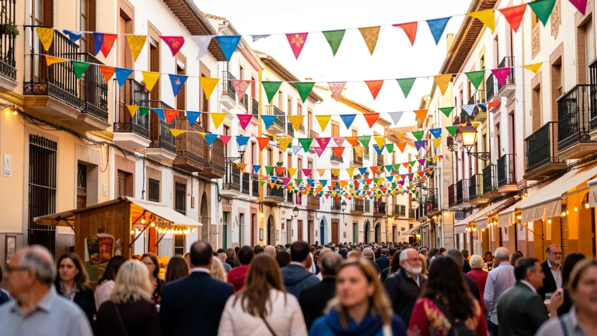 Generic image of Paterna's festivals with traditional architecture and festive atmosphere.