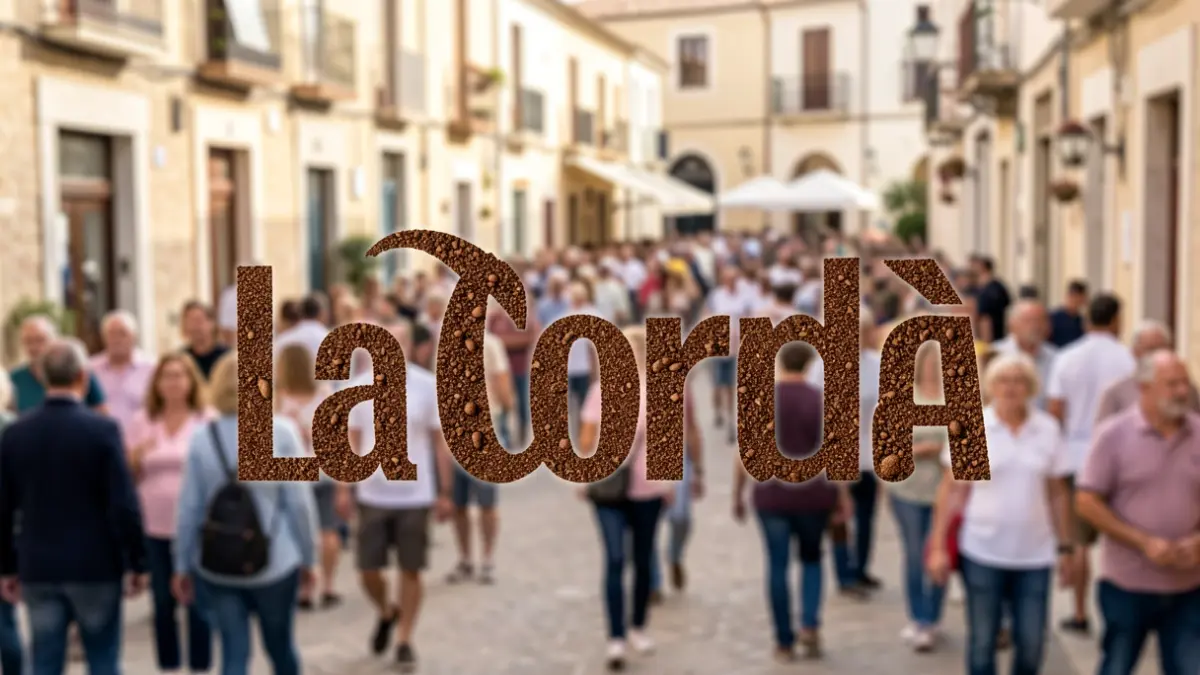 Generic image of the La Cordà festival poster in Paterna, with gunpowder as the central element.