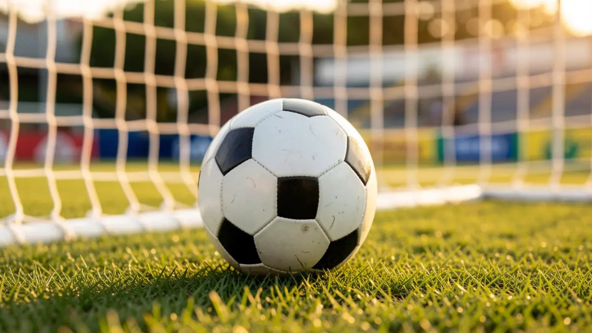 Imatge genèrica d'una pilota de futbol sobre gespa.