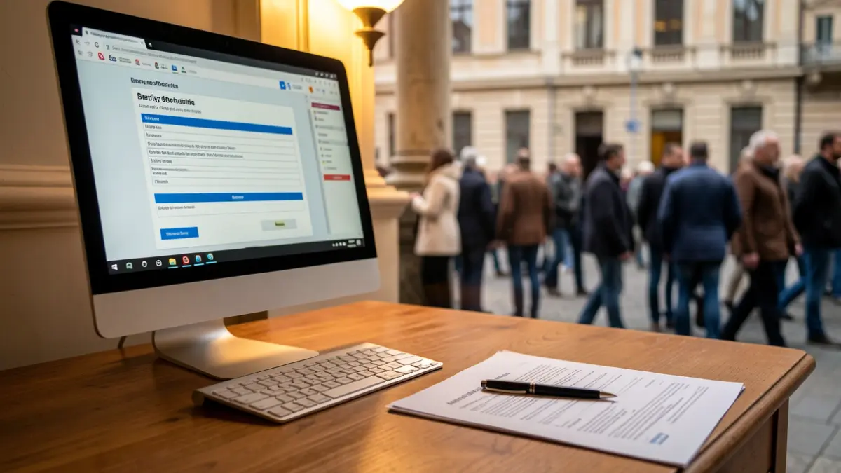 Imatge genèrica d'un escriptori amb un qüestionari per a l'Agenda Urbana de Sedaví.
