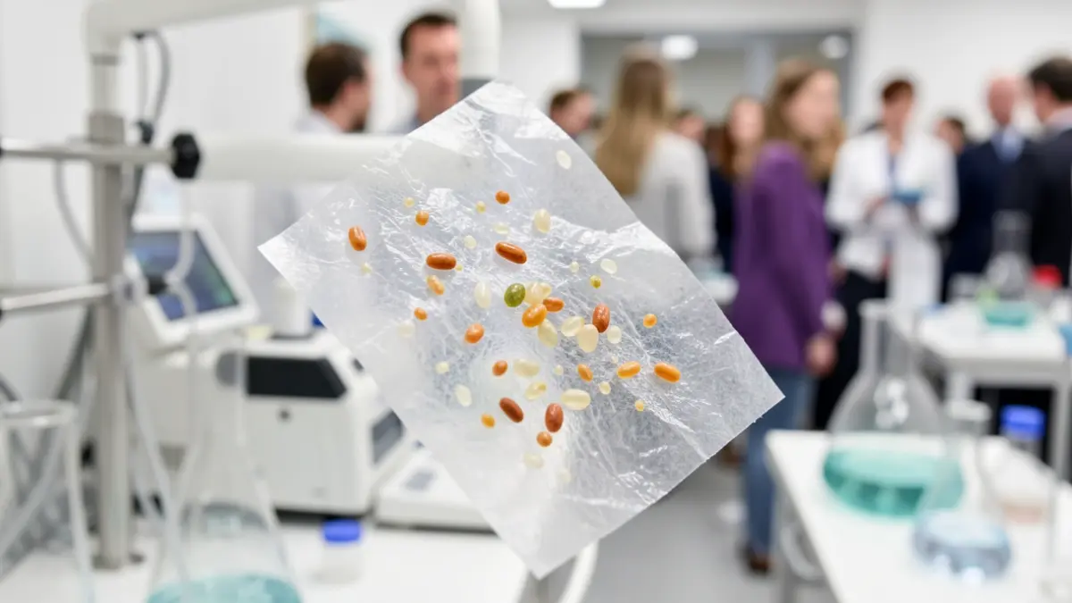 Imatge genèrica d'una pel·lícula bucodispersable amb nutrients.