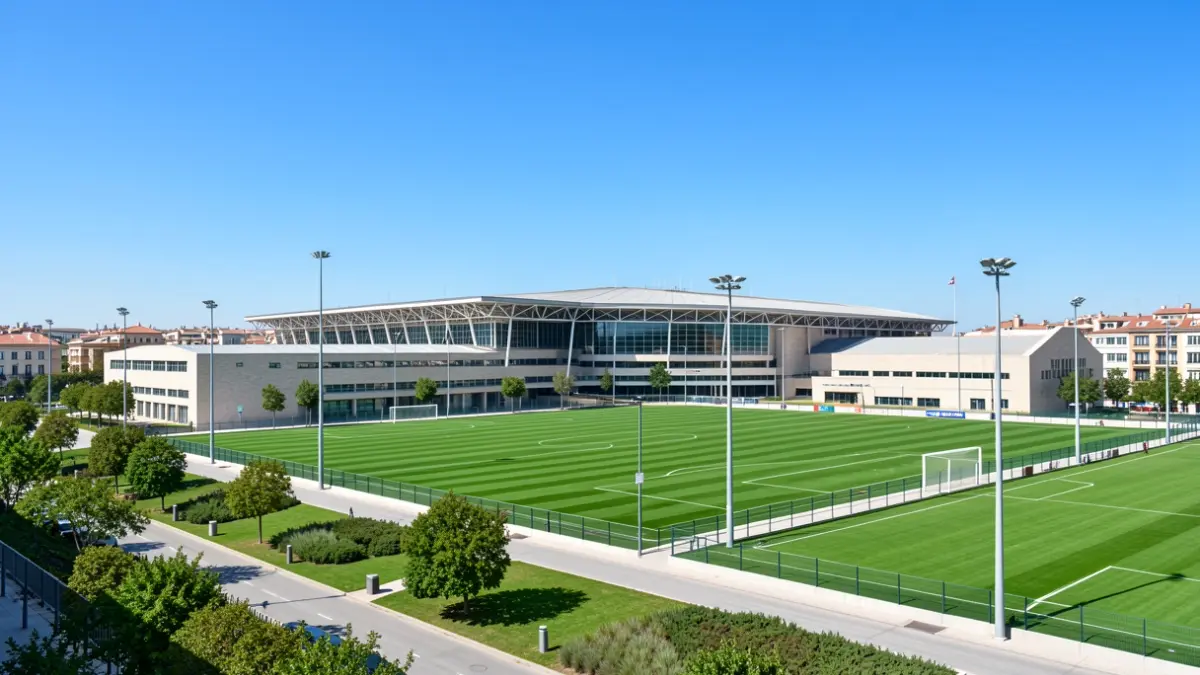 Imatge genèrica de les instal·lacions esportives del Complex d'Abastos a València.
