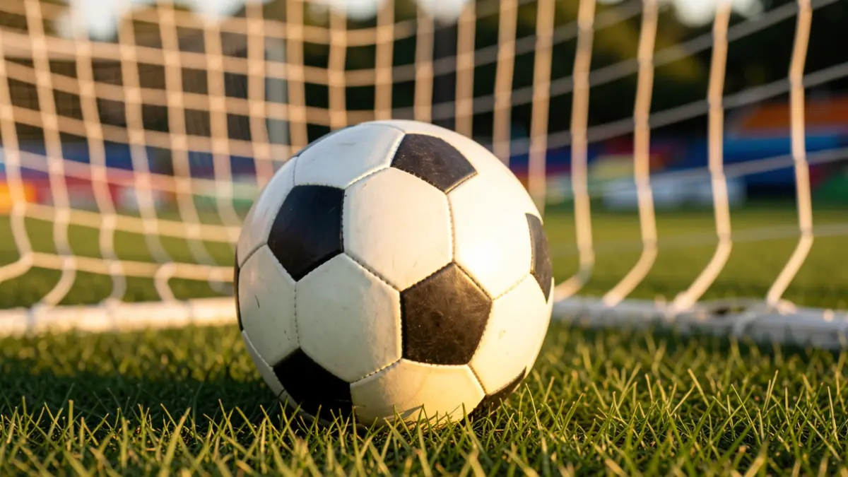 Imatge genèrica d'una pilota de futbol sobre gespa.