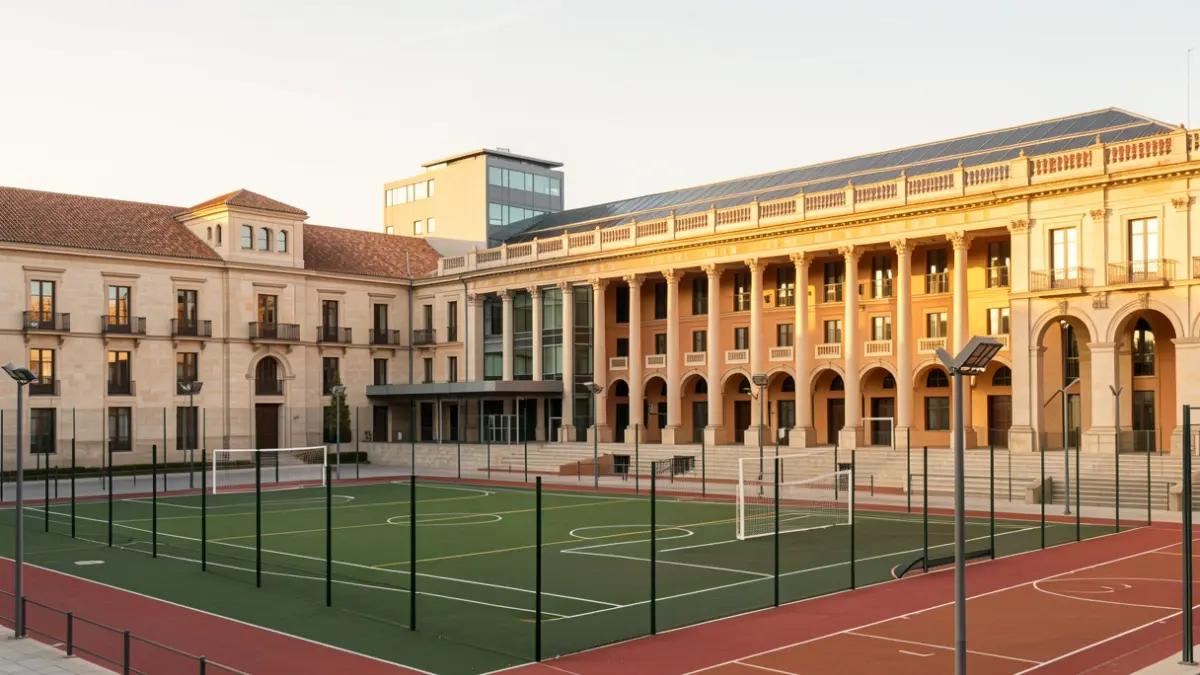 Generic image of the Abastos Sports and Cultural Complex facade in Valencia.