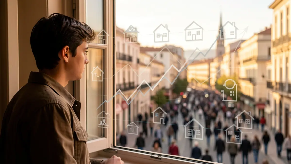 Imagen genérica de jóvenes afrontando retos económicos y de vivienda en Valencia.