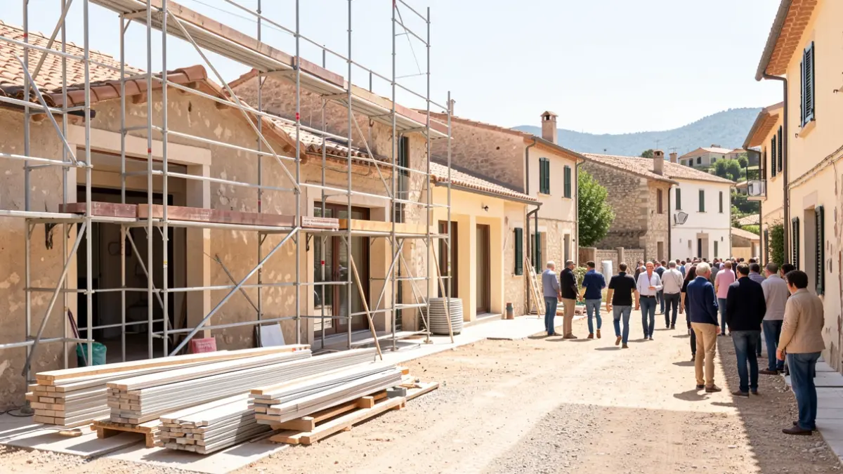 Imagen genérica de un centro de día en construcción en la Comunidad Valenciana.