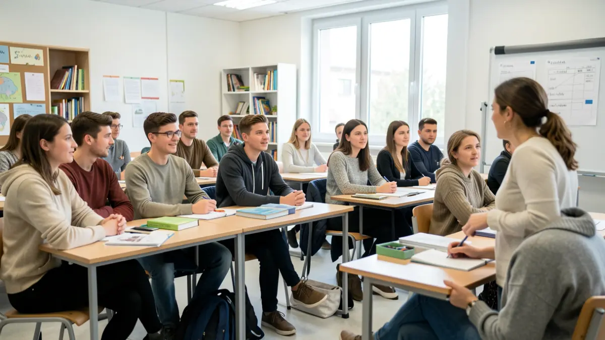 Generic image of a training course for young people.