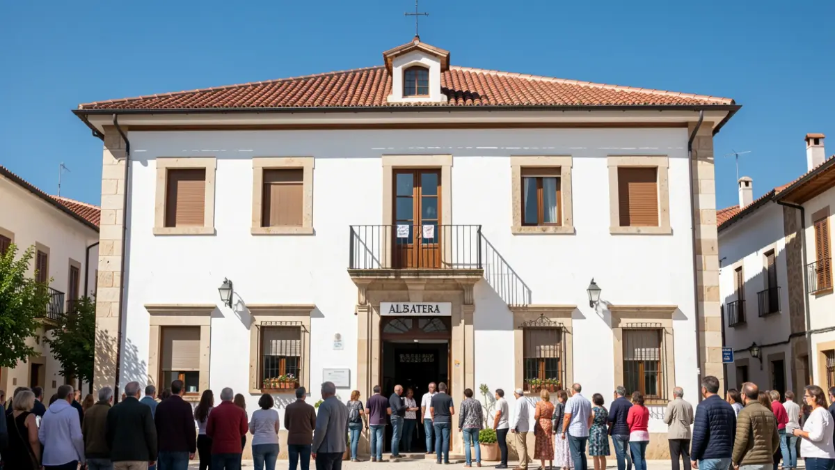 Imagen genérica de la fachada del Ayuntamiento de Albatera.