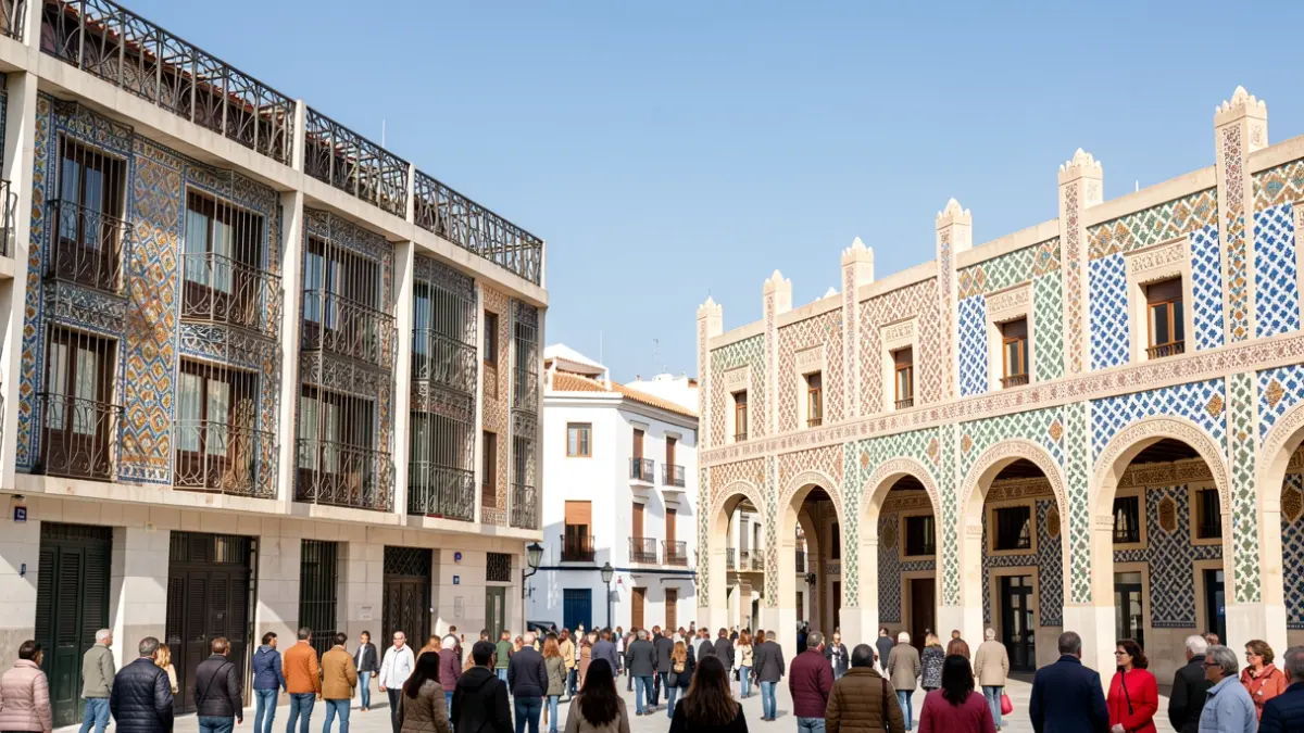 Generic image of the meeting between Alcoi and Melilla for the promotion of modernist heritage.