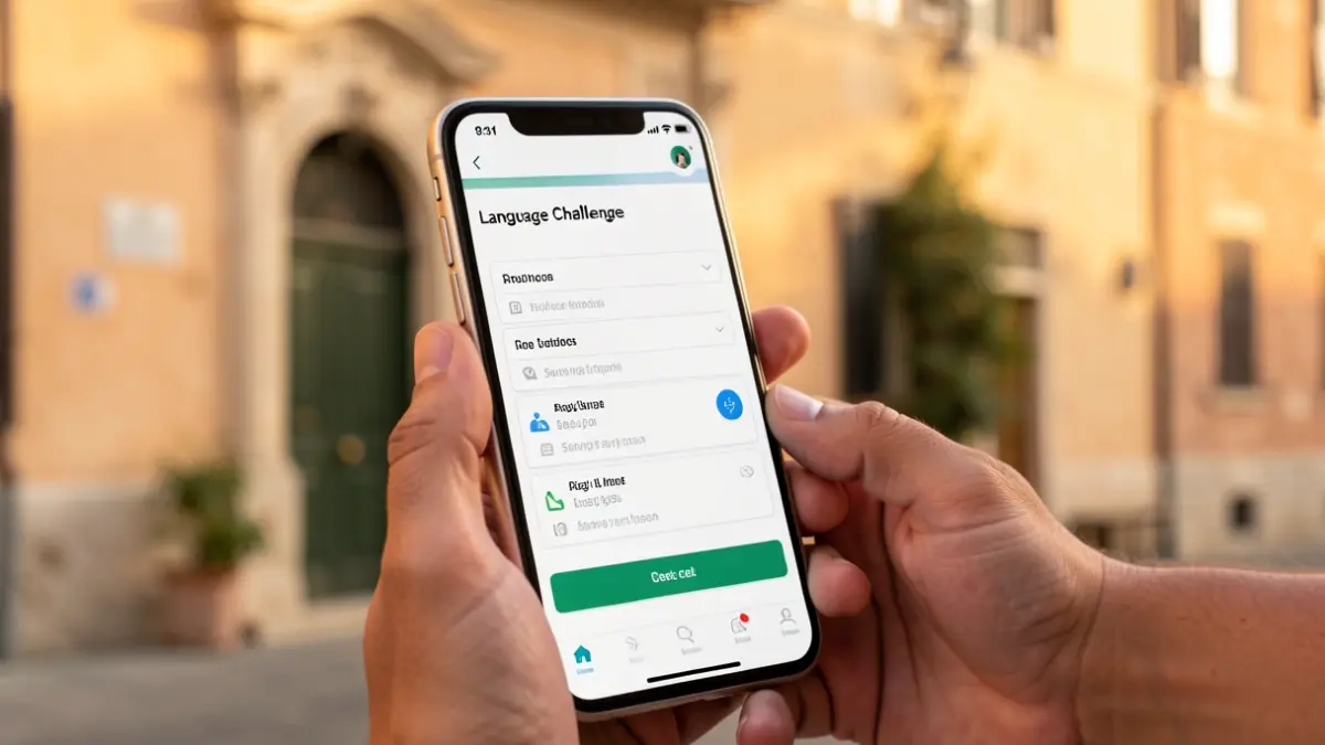 Imatge genèrica d'una mà amb un telèfon mòbil mostrant un formulari d'inscripció.