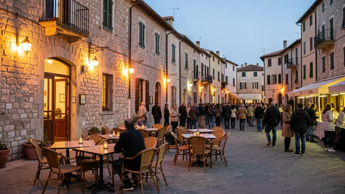 Generic image of a Valencian town square with cultural activities.
