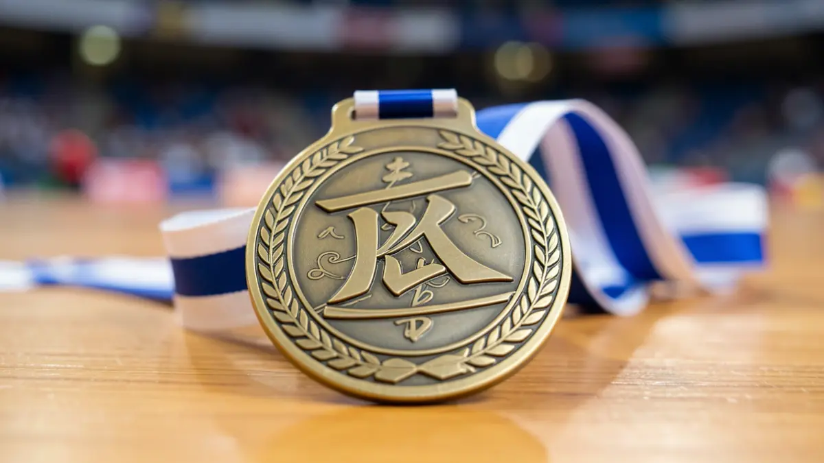 Imatge d'una medalla de parataekwondo.