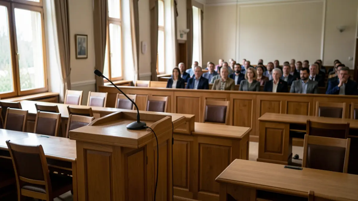 Imagen genérica de una sala de reuniones en un ayuntamiento.