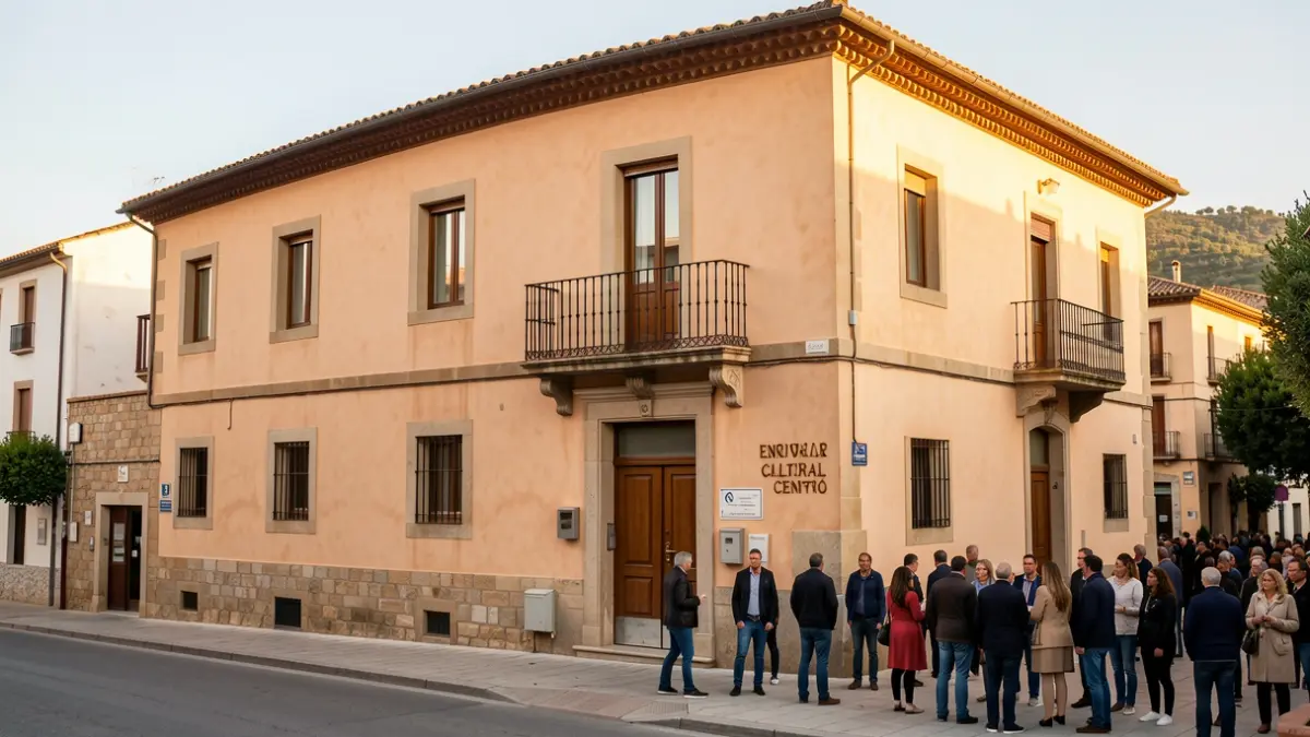 Image of the Enric Valor Cultural Center in Benifaió.