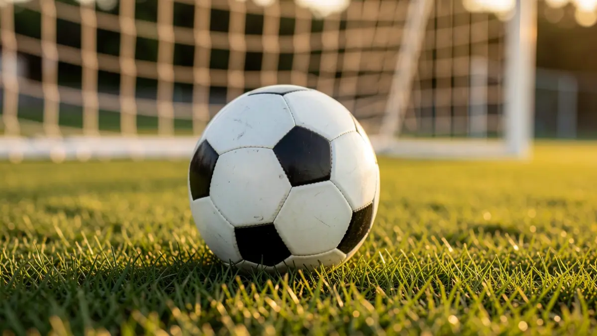 Imatge genèrica d'una pilota de futbol sobre gespa.