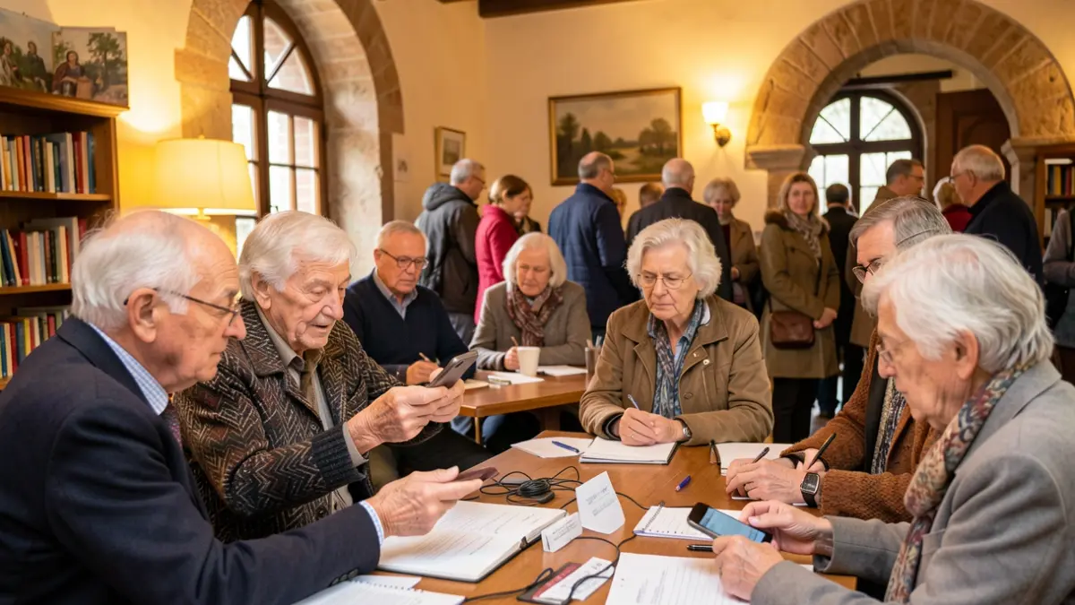 Generic image of a digital literacy workshop for seniors.