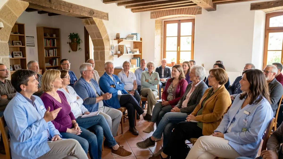 Imatge genèrica d'un curs sobre fibromiàlgia.