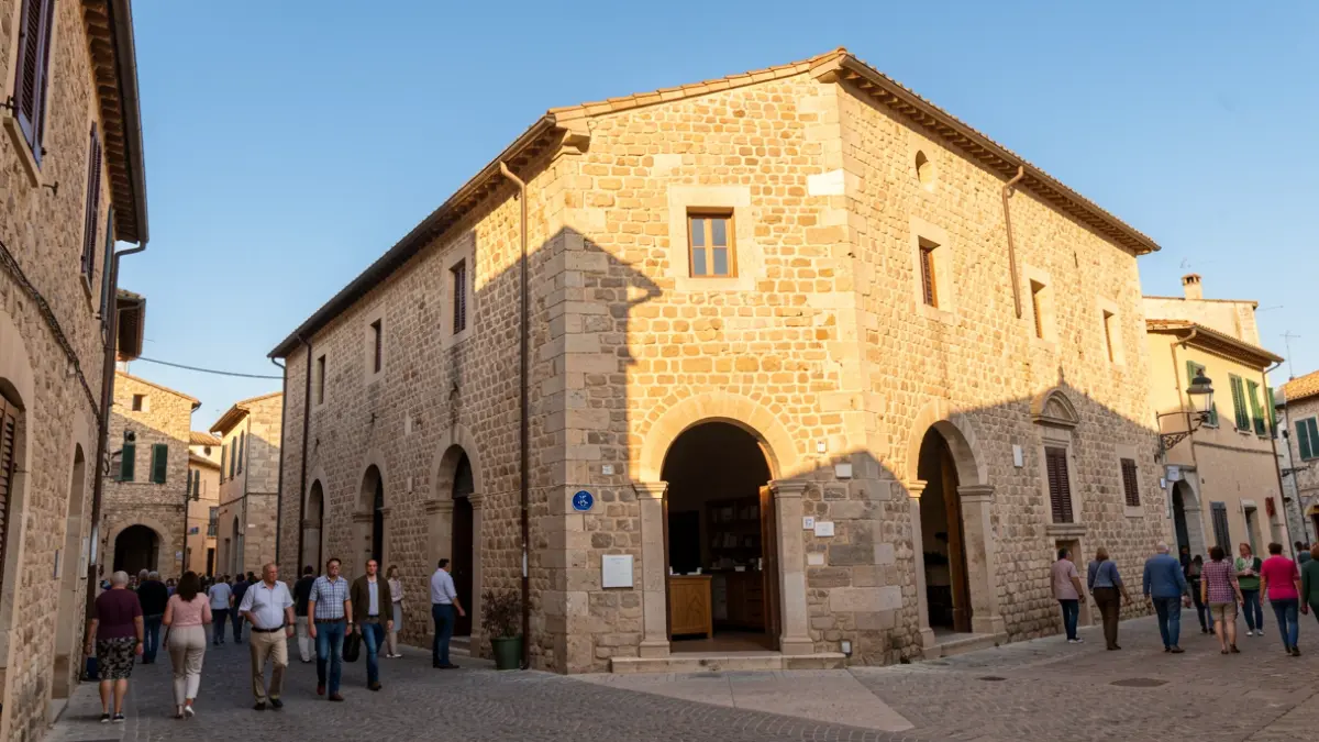 Exterior view of Los Silos de Burjassot on a sunny day.