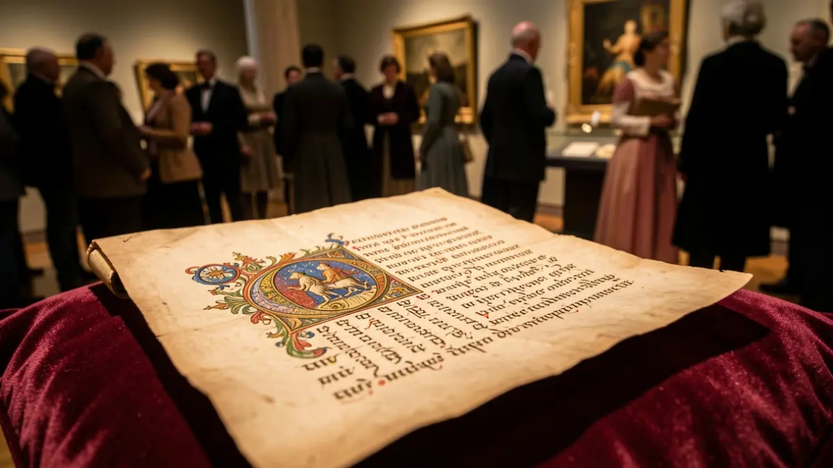 Generic image of an ancient illustrated parchment.