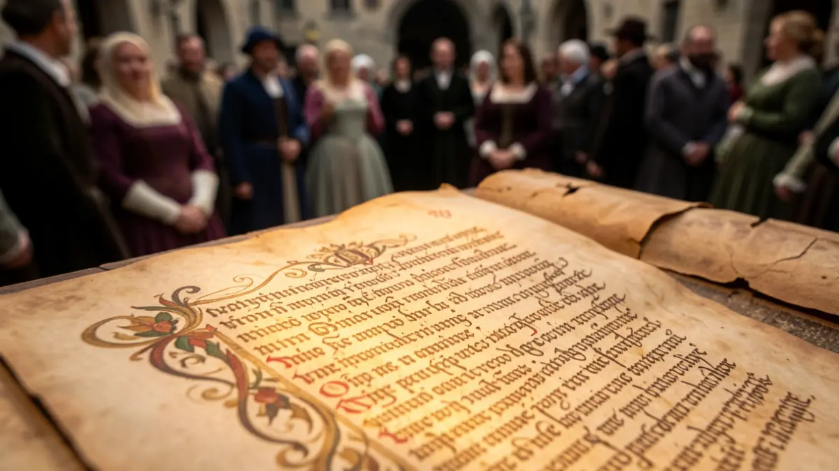 Imatge genèrica d'un document antic i històric.