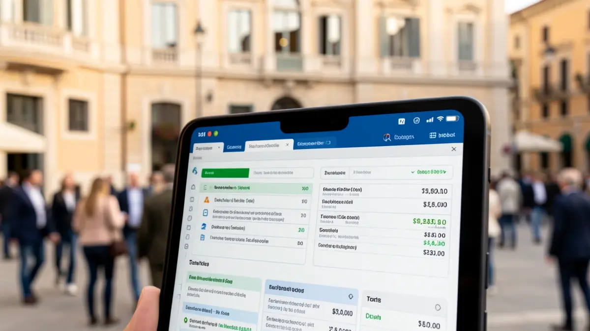 Generic image of a digital tax management interface.