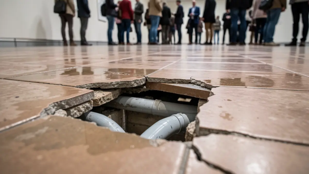 Generic image of museum repairs.