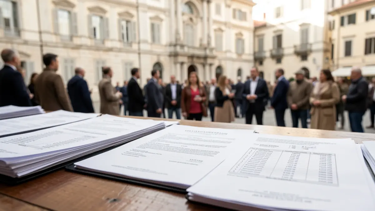 Imatge genèrica de documents financers oficials sobre una taula.