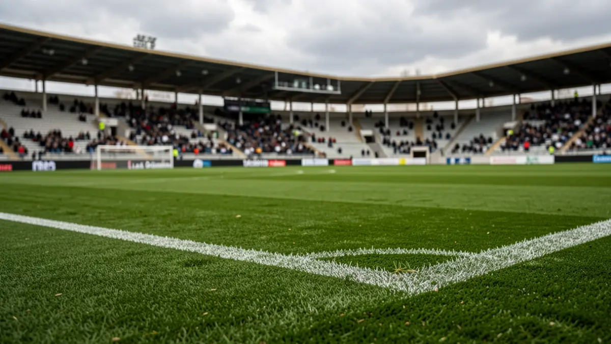 Generic image of the Las Gaunas football pitch in Logroño.