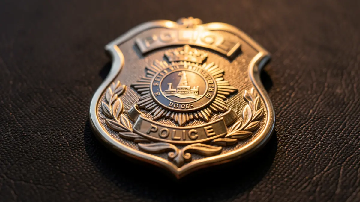 Generic image of a police badge.