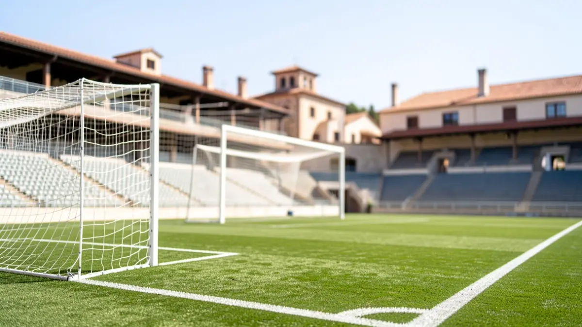 Imatge genèrica d'un camp de futbol.