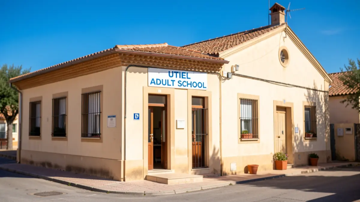 Generic image of the Utiel Adult School building.