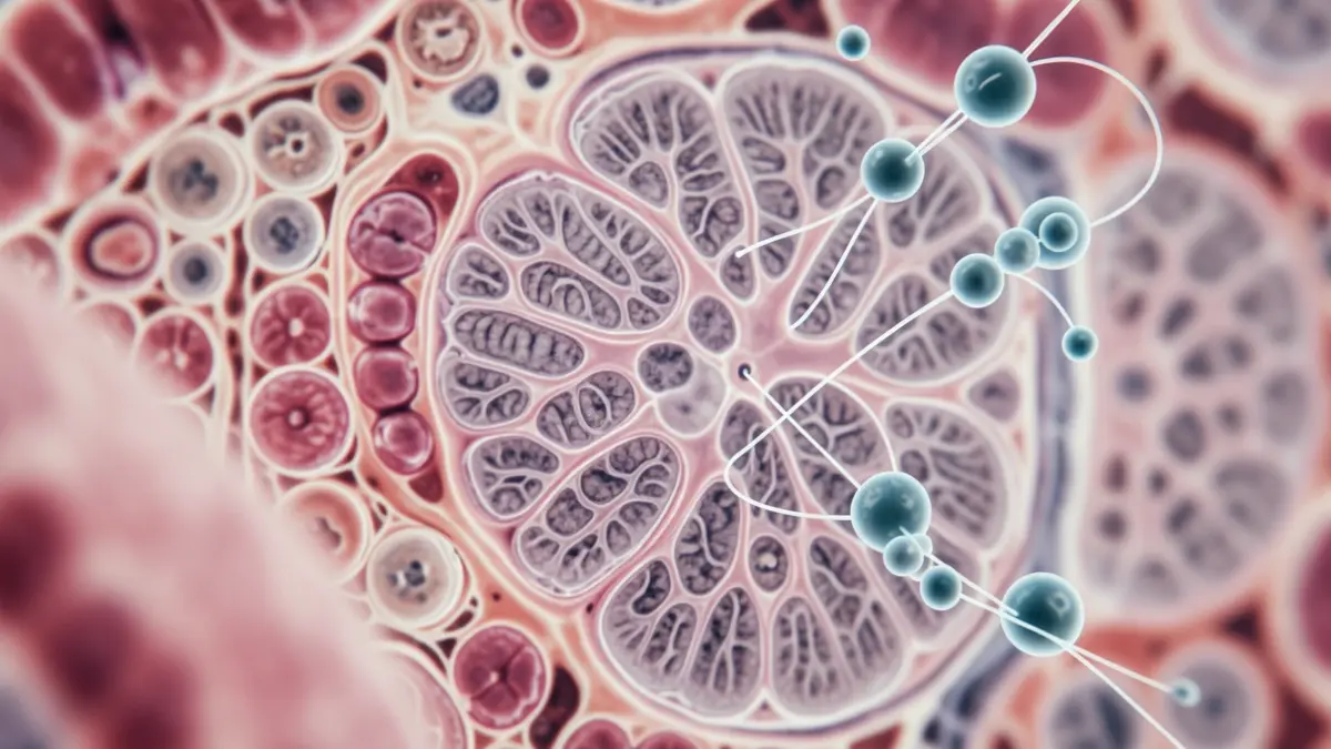 Generic image of kidney cells and extracellular vesicles.
