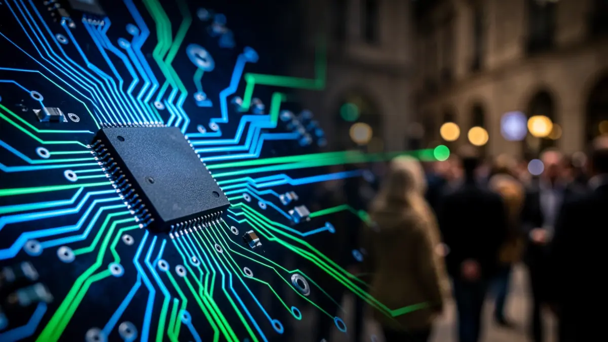 Imatge genèrica de tecnologia amb un circuit imprès.