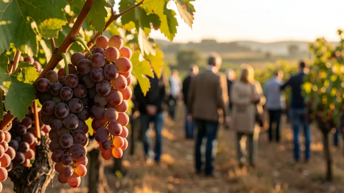 Imagen genérica de uvas en una vid durante la vendimia en la provincia de Alicante.